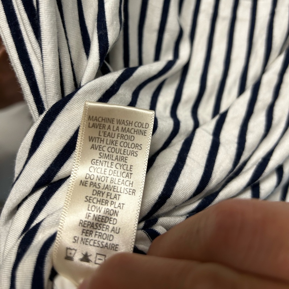 Max Studio Striped Top - Picture 3 of 11
